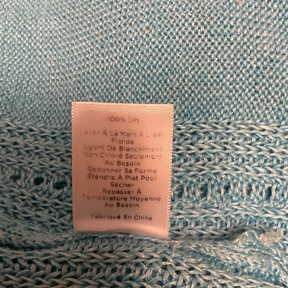 Talbots Teal Women's Blouse - Picture 13 of 14